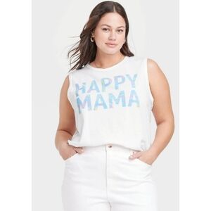 Grayson Threads Happy Mama Graphic Sleeveless Top